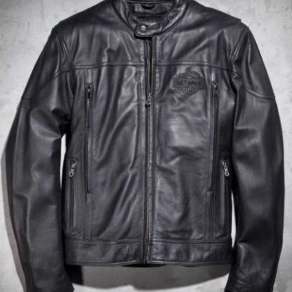 Harley-Davidson Men's Spoiler Leather Jacket Black